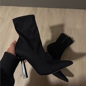 Black Women's Heeled Boots